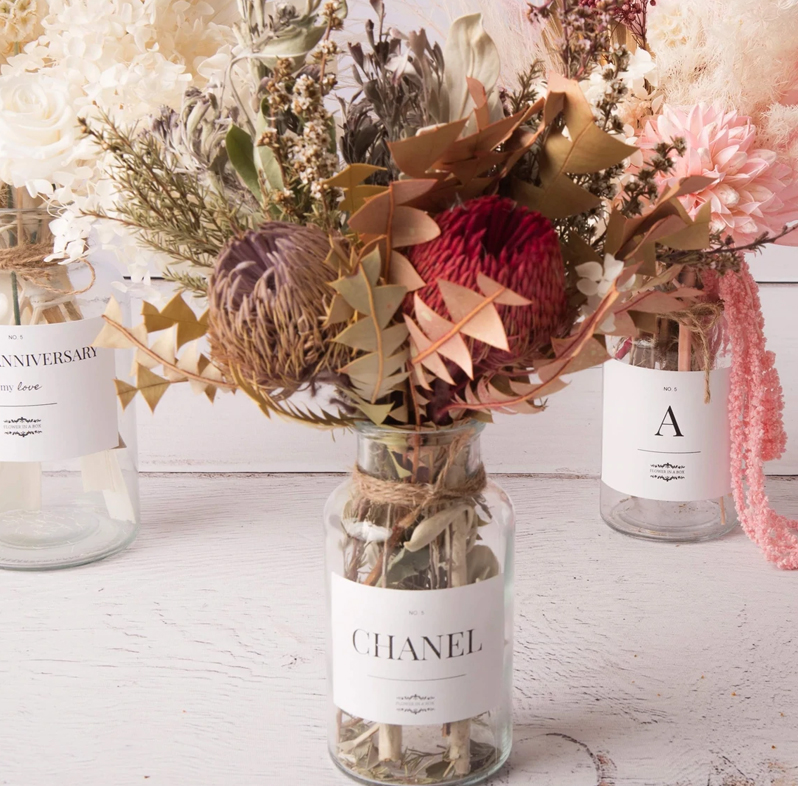 dried flower arrangements