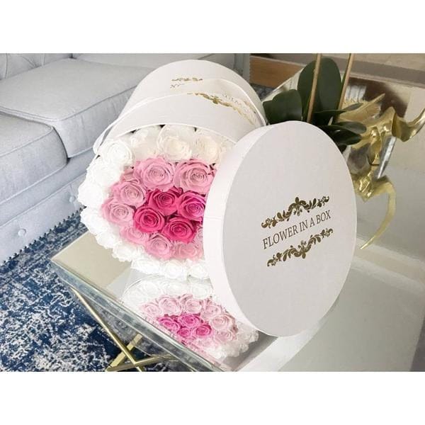 Everlasting Rose Box - Large Round