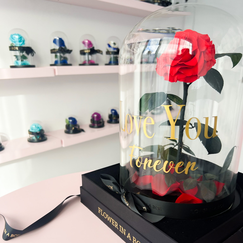 Shop Australia's Favourite Everlasting Roses Flower In A Box FLOWER