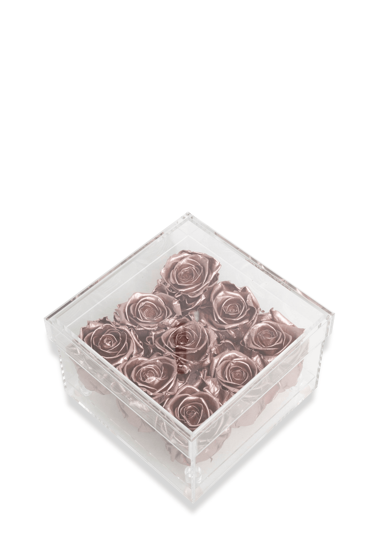 NINE Acrylic Rose Box