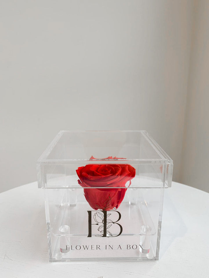 Petite Acrylic Rose Box