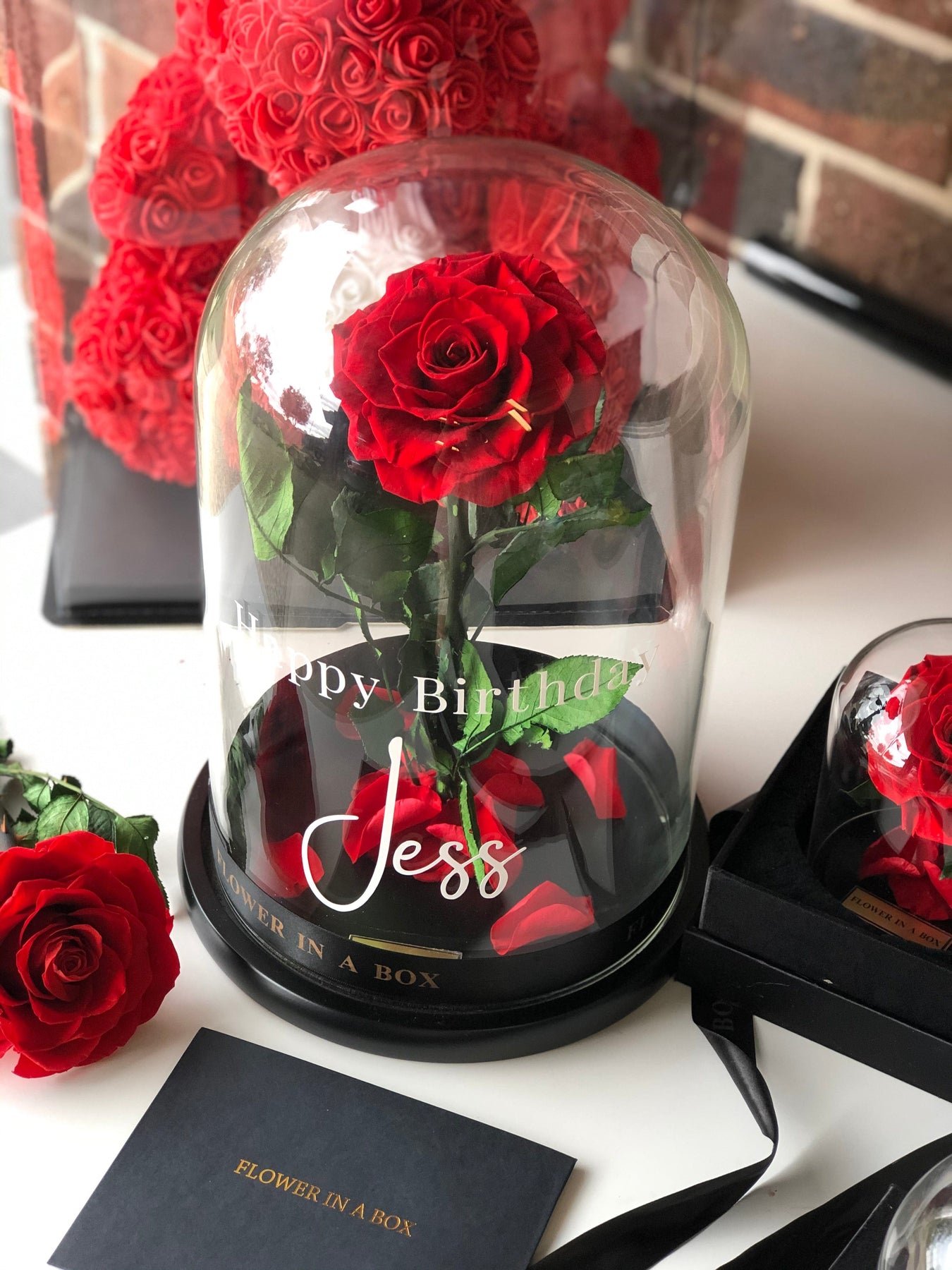 Enchanted Rose - Red | Everlasting Dried Rose – FLOWER IN A BOX