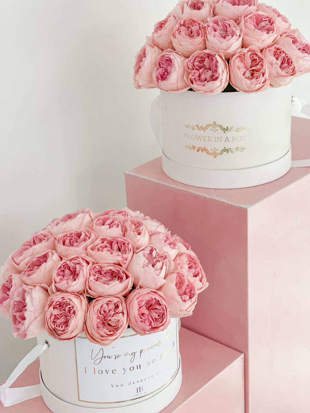 Deluxe Box Peonies