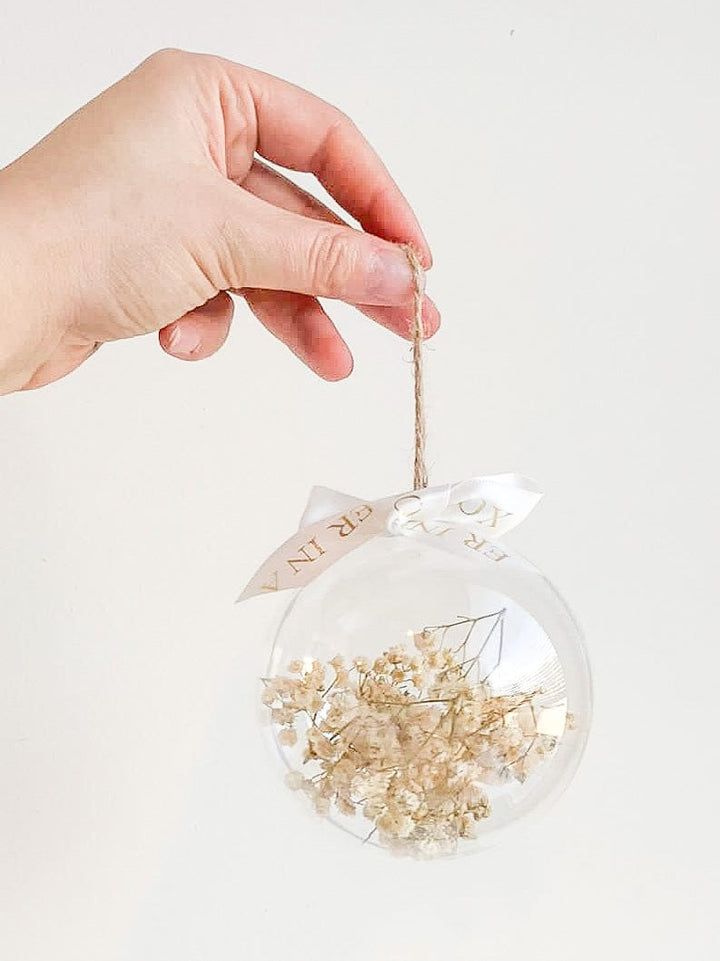 Dried Flower Bauble