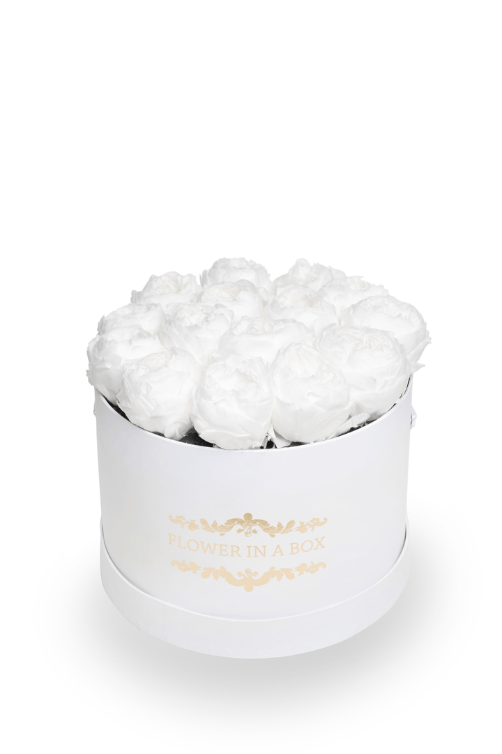 Everlasting Peonies - Round Box